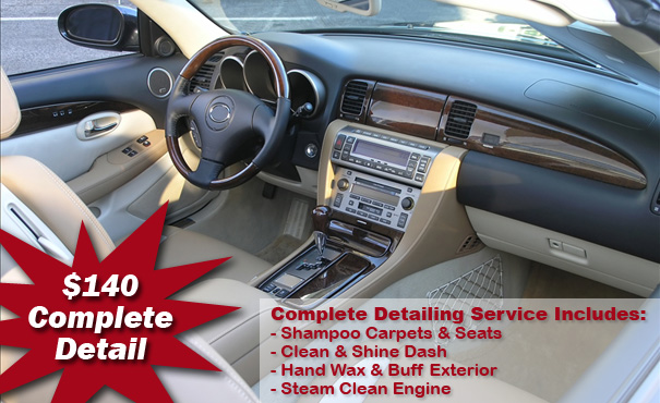 Complete Auto Detailing Service Available Complete Auto Detailing Service Available