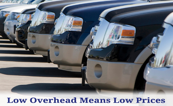 Low Overhead Means Low Prices Low Overhead Means Low Prices